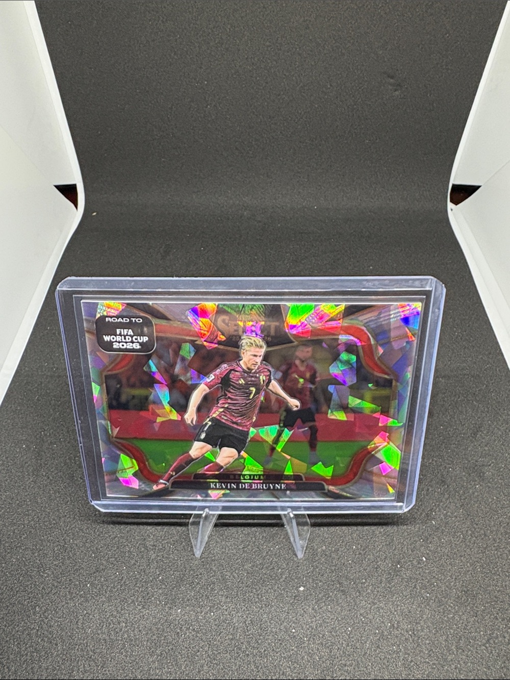 Panini Select Holographic Kevin De Bruyne Card - Field Level Prizm